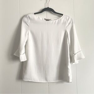 3/$45 H&M 3/4 Flutter Sleeve Blouse